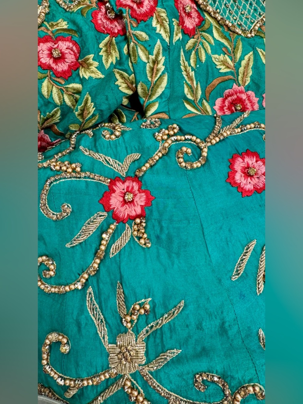 3pc Lehenga/ Pakistani/Indian Formal Wedding wear - Picture 6 of 7